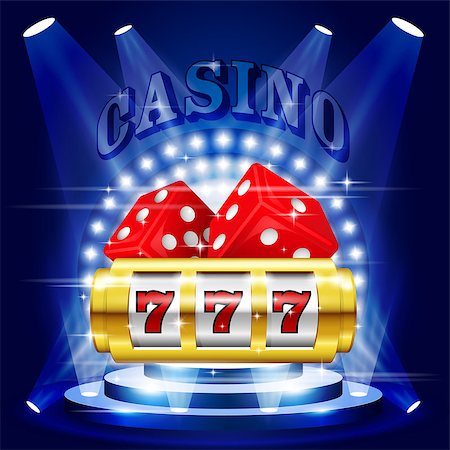 Big win or jackpot - 777 on slot machine, casino concert Stock Photo - Budget Royalty-Free & Subscription, Code: 400-09142216