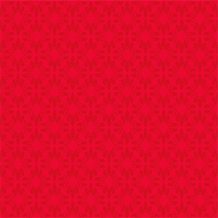 red carpet vector background - Seamless vector antique pattern with floral red ornament on the bright background as a fabric texture Stock Photo - Budget Royalty-Free & Subscription, Code: 400-09142638