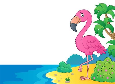 simsearch:689-03125806,k - Flamingo topic image 6 - eps10 vector illustration. Stock Photo - Budget Royalty-Free & Subscription, Code: 400-09154202