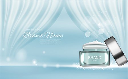 Design Cosmetics Product  Template for Ads or Magazine Background. 3D Realistic Vector Iillustration. EPS10 Photographie de stock - Aubaine LD & Abonnement, Code: 400-09154549