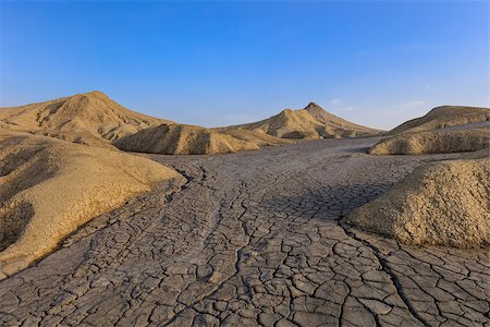 simsearch:400-06482097,k - landscape in Mud Volcanoes. Buzau county, Romania Stock Photo - Budget Royalty-Free & Subscription, Code: 400-09151243