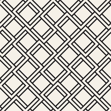 simsearch:400-08415945,k - Vector seamless lattice pattern. Modern stylish texture with monochrome trellis. Repeating geometric grid. Simple graphic design background. Stockbilder - Microstock & Abonnement, Bildnummer: 400-09151570