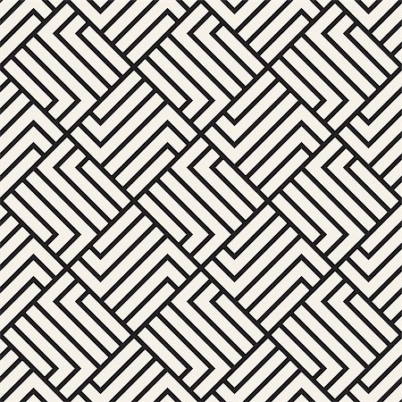 simsearch:400-08415945,k - Vector seamless lattice pattern. Modern stylish texture with monochrome trellis. Repeating geometric grid. Simple graphic design background. Stockbilder - Microstock & Abonnement, Bildnummer: 400-09151572