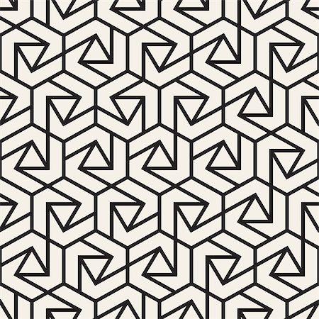 simsearch:400-09045512,k - Vector seamless lines mosaic pattern. Modern stylish abstract texture. Repeating geometric tiles with stripe elements Foto de stock - Super Valor sin royalties y Suscripción, Código: 400-09151785