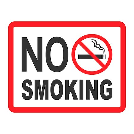 stop sign smoke - No Smoking sign icon. Cigarette symbol. Graphic design element. Flat no smoking symbol on white background. Vector. EPS 10 Stock Photo - Budget Royalty-Free & Subscription, Code: 400-09151956