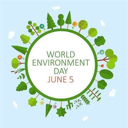 simsearch:400-05730843,k - World environment day concept background. Vector Illustration EPS10 Stock Photo - Budget Royalty-Free & Subscription, Code: 400-09152530