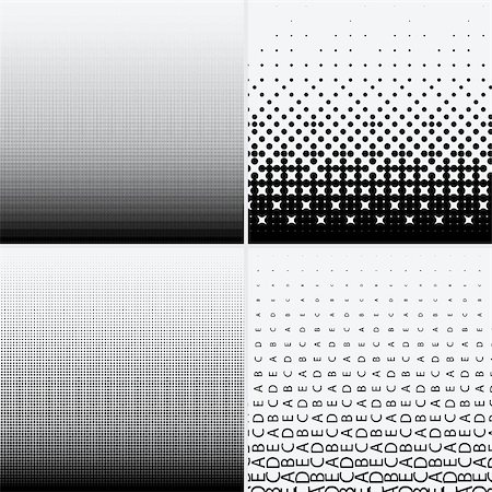 simsearch:400-08672921,k - Halftone dots on white background. Vector illustration. Graphic resources halftone black white Stock Photo - Budget Royalty-Free & Subscription, Code: 400-09152899