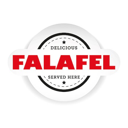 Falafel vintage stamp sign vector Foto de stock - Super Valor sin royalties y Suscripción, Código: 400-09153645