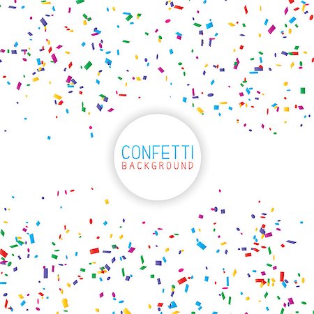 Celebration background of colourful confetti Stock Photo - Budget Royalty-Free & Subscription, Code: 400-09153742