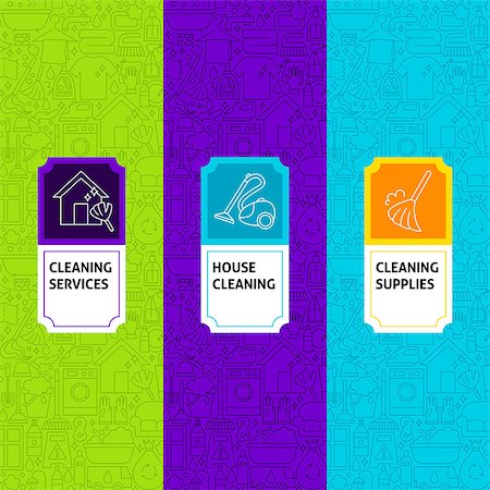 simsearch:400-08349229,k - Line Cleaning Package Labels. Vector Illustration. Template for Packaging Design. Fotografie stock - Microstock e Abbonamento, Codice: 400-09171527