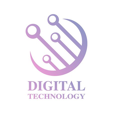 defmorph (artist) - Digital Word Logo. Digital Technology Logotype. EPS 10 Foto de stock - Super Valor sin royalties y Suscripción, Código: 400-09172357