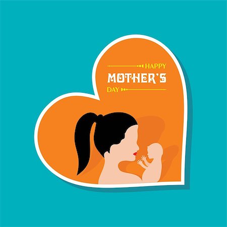 simsearch:400-09113924,k - Vector illustration of Happy Mother's Day greeting card. Photographie de stock - Aubaine LD & Abonnement, Code: 400-09172784