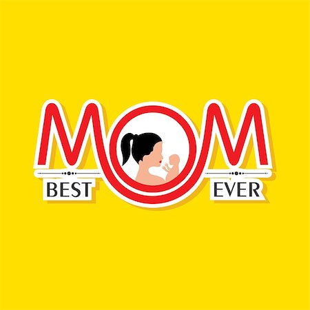 simsearch:400-09113924,k - Vector illustration of Happy Mother's Day greeting card. Photographie de stock - Aubaine LD & Abonnement, Code: 400-09172785