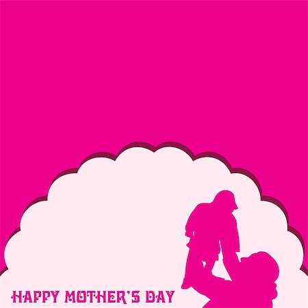 simsearch:400-09113924,k - Vector illustration of Happy Mother's Day greeting card. Photographie de stock - Aubaine LD & Abonnement, Code: 400-09172781