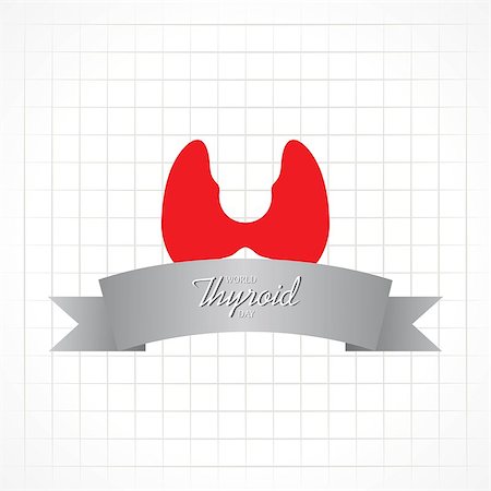 simsearch:400-04155414,k - Vector illustration of World Thyroid Day poster with illustration of thyroid gland Photographie de stock - Aubaine LD & Abonnement, Code: 400-09173124