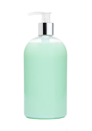 simsearch:400-04775286,k - Light turquoise liquid soap spa container on white background Stock Photo - Budget Royalty-Free & Subscription, Code: 400-09185971