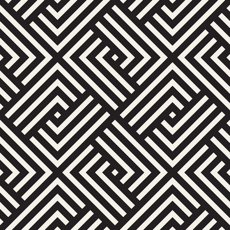 simsearch:400-09045512,k - Vector seamless lines mosaic pattern. Modern stylish abstract texture. Repeating geometric tiles with stripe elements Foto de stock - Super Valor sin royalties y Suscripción, Código: 400-09186372