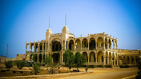 eritrea photography - Ruins of the Banko Italia in the center of Massawa in Eritrea Stock Photo - Budget Royalty-Free & Subscription, Code: 400-09224842