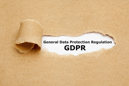 data security - Text General Data Protection Regulation GDPR appearing behind ripped brown paper. Stock Photo - Budget Royalty-Free & Subscription, Code: 400-09225082