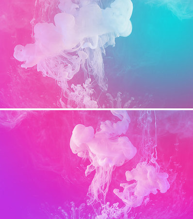 simsearch:649-05950711,k - White paint spill flowing and swirling into a colorful liquid, abstract background Stock Photo - Budget Royalty-Free & Subscription, Code: 400-09221756