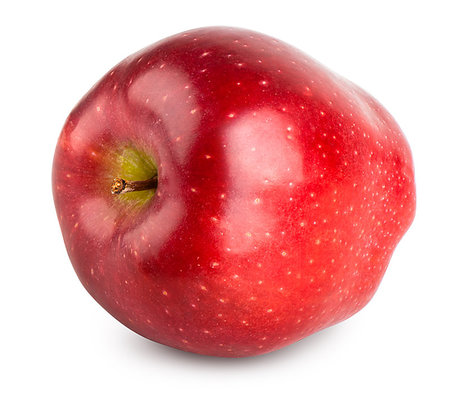 simsearch:400-04611875,k - Red apple isolated on white, with clipping path Photographie de stock - Aubaine LD & Abonnement, Code: 400-09238149