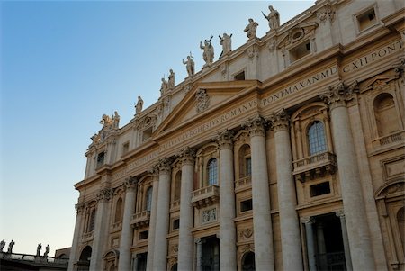 Saint Peter's Facade. Stock Photo - Budget Royalty-Free & Subscription, Code: 400-03907964