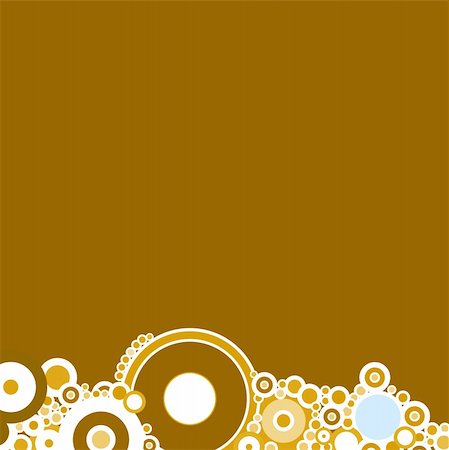 simsearch:400-03908512,k - A brown background based on circles to be used with additional text Photographie de stock - Aubaine LD & Abonnement, Code: 400-03908384
