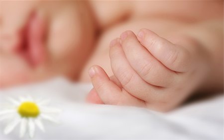 simsearch:400-04238180,k - sleeping newborn baby, focus on the hand Stockbilder - Microstock & Abonnement, Bildnummer: 400-03908478