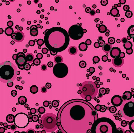 simsearch:400-03908512,k - A abstract bubble background in pink and black Photographie de stock - Aubaine LD & Abonnement, Code: 400-03908512