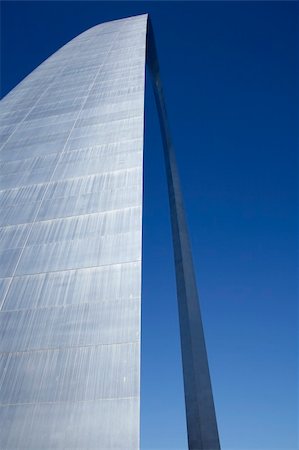 The Arch at St. Louis - Close up Abstract Perspective Stock Photo - Budget Royalty-Free & Subscription, Code: 400-03908687