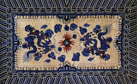 simsearch:696-03396731,k - traditional chinese textile and carpet pattern prints background Fotografie stock - Microstock e Abbonamento, Codice: 400-03908701