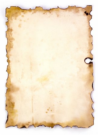 simsearch:614-03020656,k - isolated old paper Photographie de stock - Aubaine LD & Abonnement, Code: 400-03908933