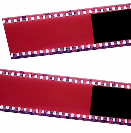 Film strip on white background Foto de stock - Super Valor sin royalties y Suscripción, Código: 400-03909051