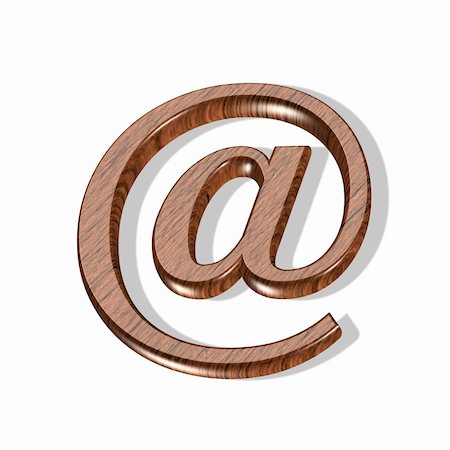 simsearch:700-00032052,k - 3d email symbol - computer generated clipart Stockbilder - Microstock & Abonnement, Bildnummer: 400-03909206