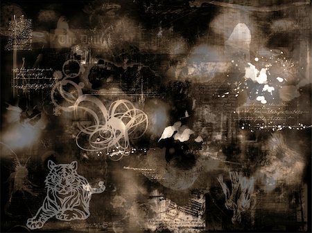 simsearch:400-03915748,k - abstract background art wallpaper graphic college Fotografie stock - Microstock e Abbonamento, Codice: 400-03909992