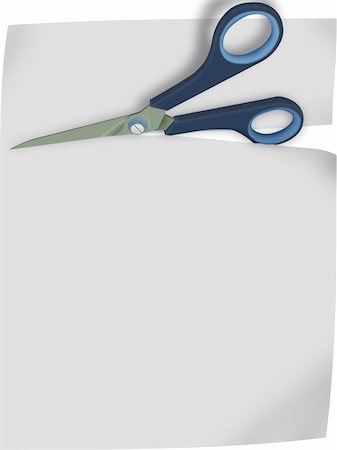 simsearch:695-03380010,k - Framework for an inscription with scissors cutting a paper Stock Photo - Budget Royalty-Free & Subscription, Code: 400-03914857