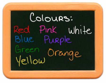 simsearch:700-00527747,k - Child's mini plastic chalkboard - Colours. Stockbilder - Microstock & Abonnement, Bildnummer: 400-03915104