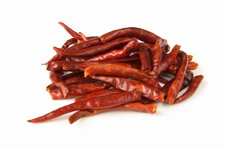 simsearch:824-07586136,k - hot red chili pepper, isolated on white. Foto de stock - Super Valor sin royalties y Suscripción, Código: 400-03915297