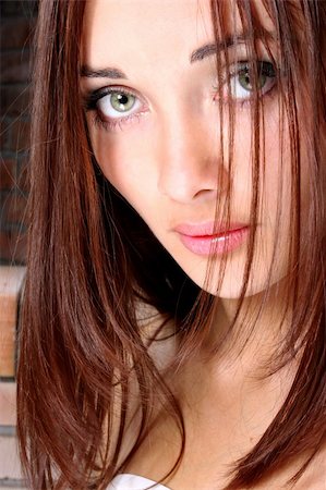 simsearch:400-04451447,k - Portrait of the beautiful girl with greater eyes Stock Photo - Budget Royalty-Free & Subscription, Code: 400-03916264