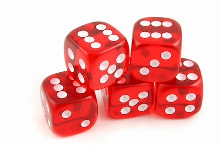 simsearch:614-03684573,k - 5 Dice all showing Six Stock Photo - Budget Royalty-Free & Subscription, Code: 400-03917391