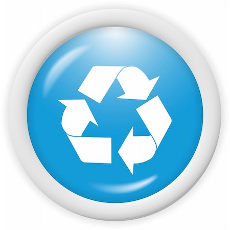 simsearch:400-04001344,k - 3d recycle icon - computer generated clipart Stock Photo - Budget Royalty-Free & Subscription, Code: 400-03919834