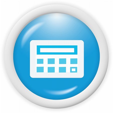 simsearch:693-06325229,k - 3d blue icon symbol - web design graphics Photographie de stock - Aubaine LD & Abonnement, Code: 400-03919839