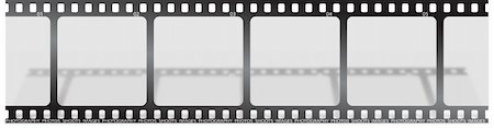 film reel - A single piece of film that has a drop shadow Foto de stock - Super Valor sin royalties y Suscripción, Código: 400-03910018