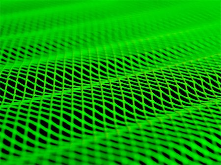 simsearch:400-04801867,k - A wavy green grid with a shallow DOF. Photographie de stock - Aubaine LD & Abonnement, Code: 400-03910717