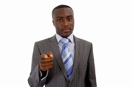 This is an image of a businessman pointing his finger directly, to communicate the message "Your Business Needs You!". This image can be used for advertising themes etc.. Fotografie stock - Microstock e Abbonamento, Codice: 400-03910793