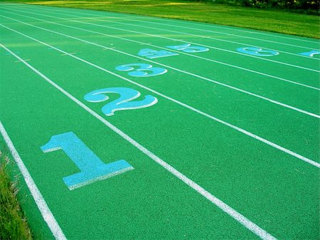 simsearch:614-05662163,k - Green Running Track Stock Photo - Budget Royalty-Free & Subscription, Code: 400-03910947