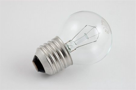 rayonner (irradier) - An electro-bulb is over white Photographie de stock - Aubaine LD & Abonnement, Code: 400-03910948