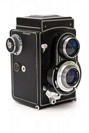 simsearch:400-03990194,k - Old photo camera Stockbilder - Microstock & Abonnement, Bildnummer: 400-03912760