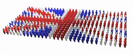 simsearch:600-00173811,k - A union jack made up of lots of little stylised people Stock Photo - Budget Royalty-Free & Subscription, Code: 400-03913363