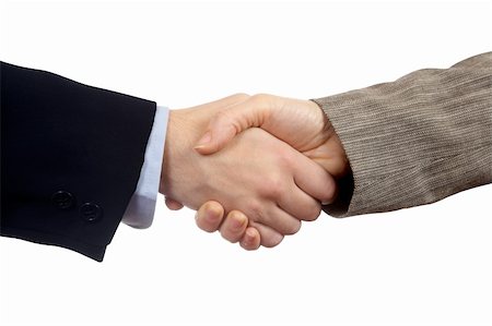 pact - A business handshake over a white background Stock Photo - Budget Royalty-Free & Subscription, Code: 400-03913933